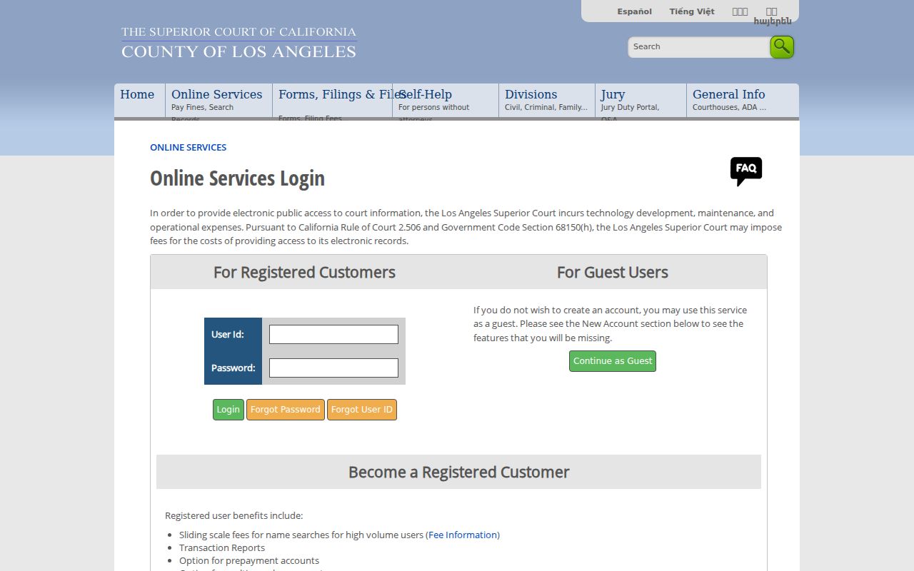 Rancho Palos Verdes residents directory Los Angeles Superior Court case access