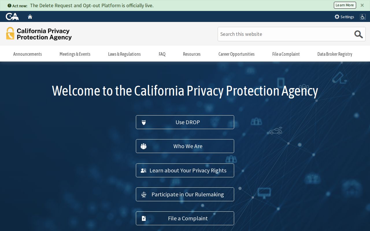 Rancho Palos Verdes neighbors California privacy regulator