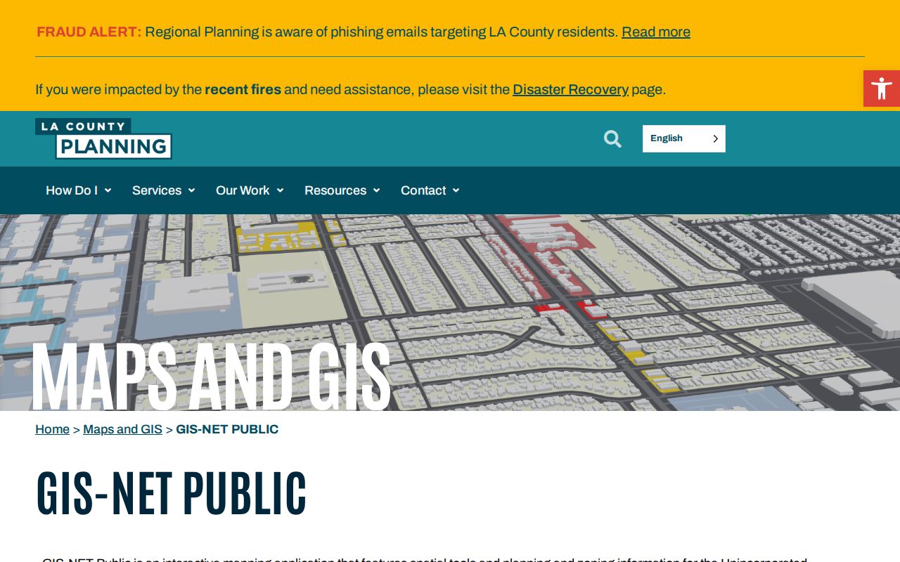 Rancho Palos Verdes street directory source for Los Angeles County GIS-NET parcel tools